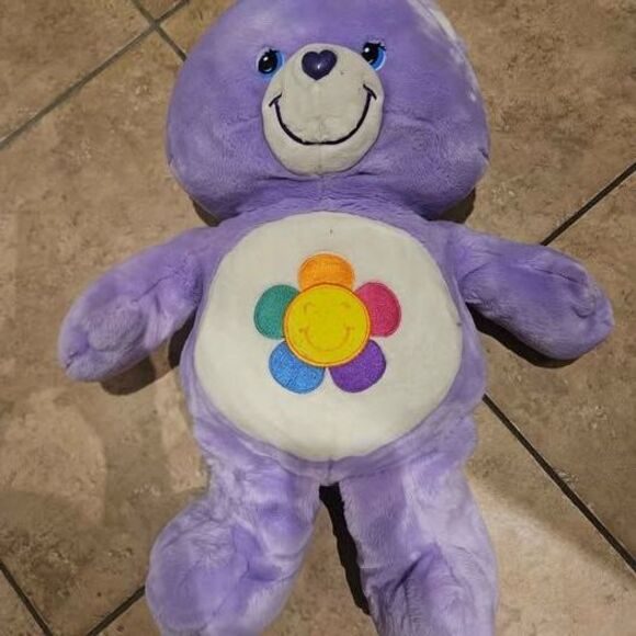 Vintage 24" Care Bear Harmony Bear - Picture 1 of 5